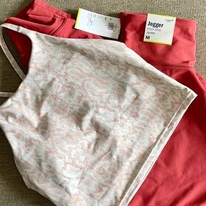Old navy PowerSoft joggers and PowerSoft sports bra